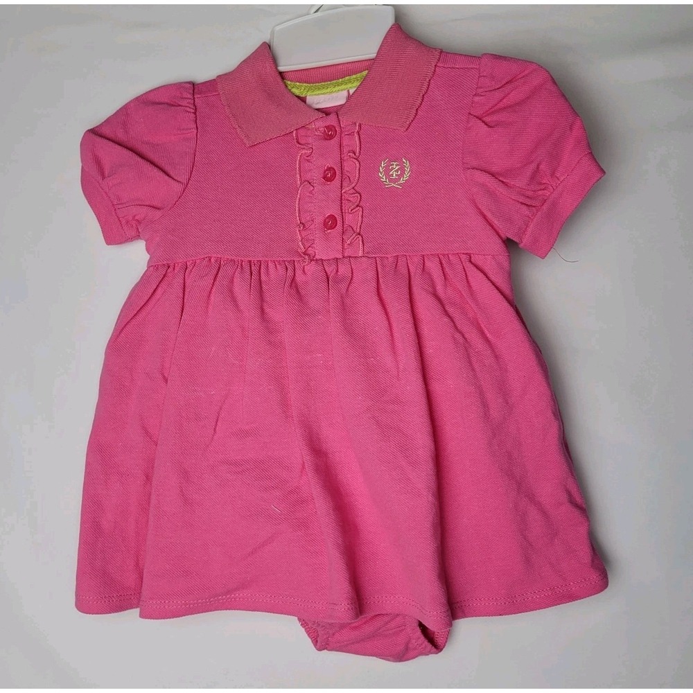Izod Toddler Dress and Diaper Cover Size 12 Months New Pink